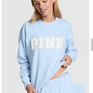 PINK Victoria's Secret Sky Blue Sweatshirt